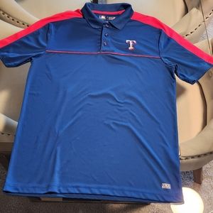 Texas Rangers Men's  Polo Type Shirt Blue